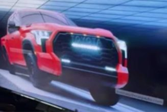 First Photos of 2022 Toyota Tundra Pickup Truck Spill Forth