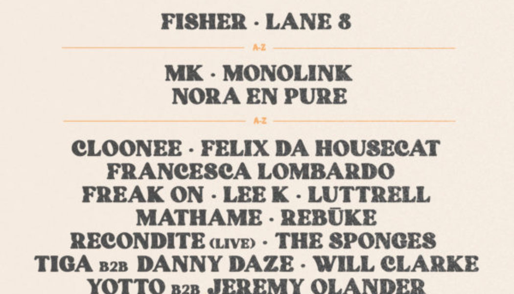 FISHER, Lane 8, More to Take the Stage at San Diego’s DAY.MVS XL Festival