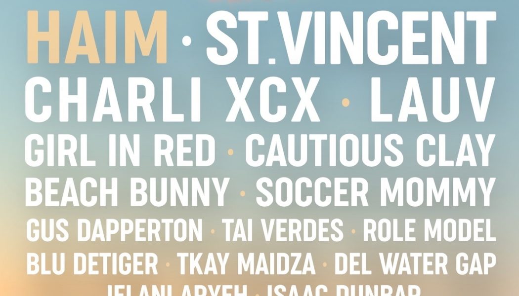 Haim, St. Vincent, Charli XCX Headline All Things Go Fest