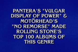 Heavy Metal Was A Question On ‘Jeopardy!’ Tonight