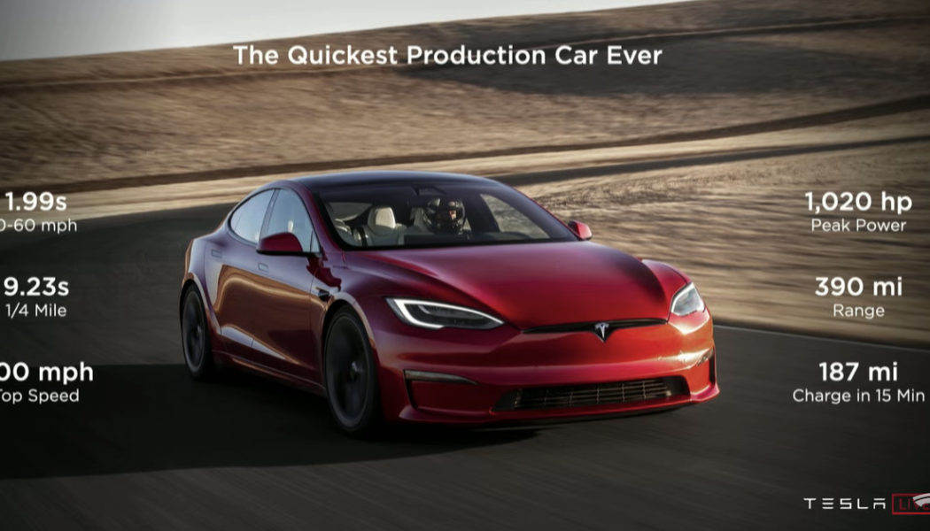 How to get a Tesla Model S Plaid to go from 0 to 60 in under 2 seconds