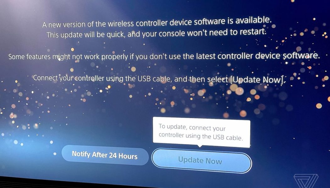 How to update your PS5 controller