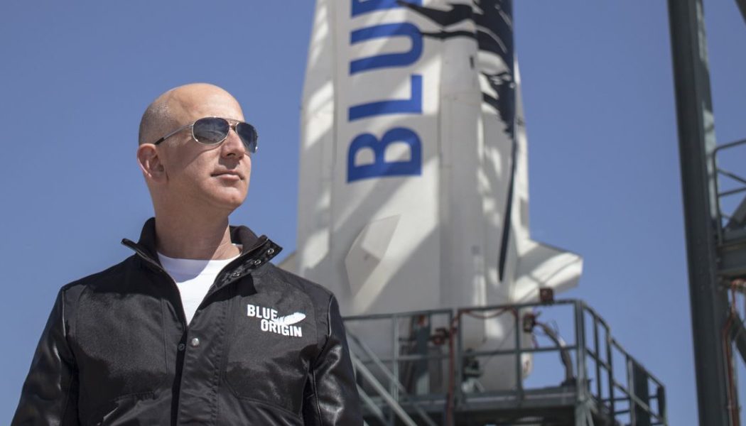 Jeff Bezos will fly to the edge of space with his brother next month