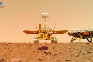 Listen to the sounds of China’s Zhurong rover on the surface of Mars