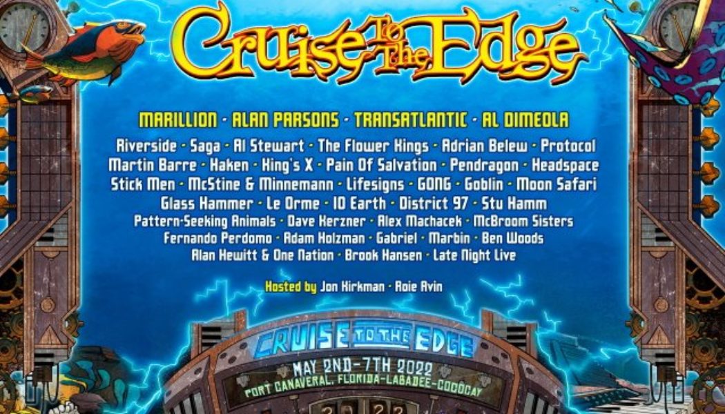 MARILLION, ALAN PARSONS, TRANSATLANTIC And AL DIMEOLA To Headline 2022 Edition Of ‘Cruise To The Edge’