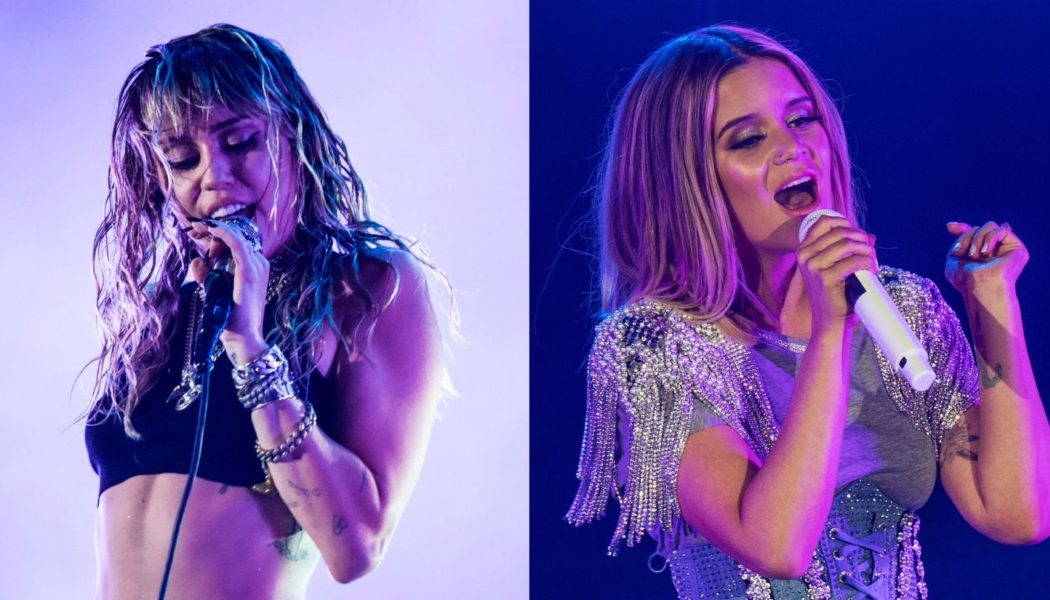 Miley Cyrus And Maren Morris Slay ‘Dancing Queen’ Cover In Matching Magenta