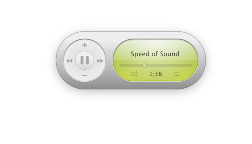 Music Widget brings back the original Mac OS X iTunes widget