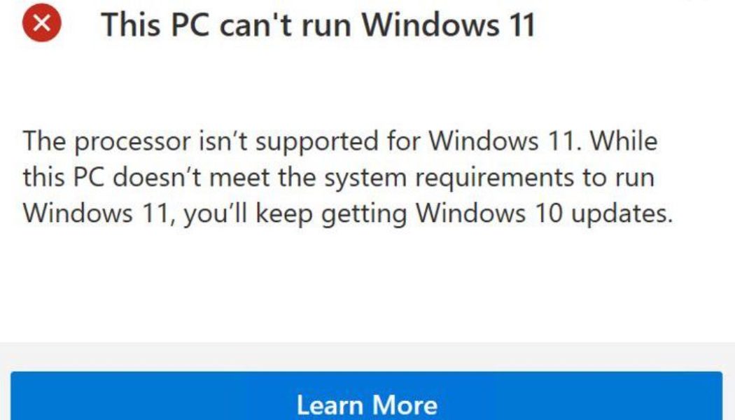 Now Microsoft’s app will say why your PC isn’t ready for Windows 11