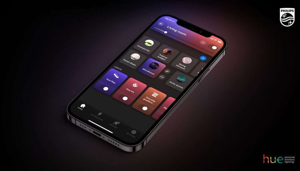 Philips Hue gets a sleeker new app rebuilt ‘from the ground up’