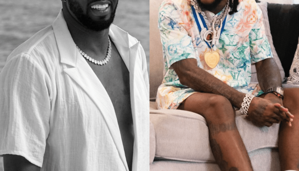 Possible Collaboration? Burna Boy Links Up With Diddy in the US