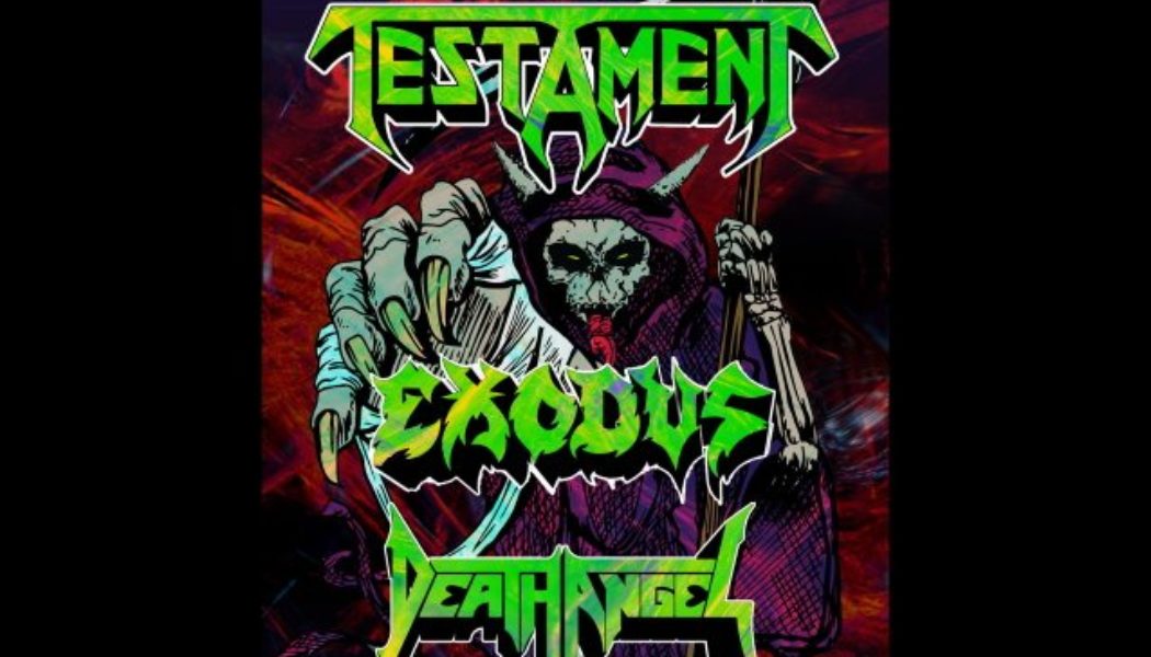 TESTAMENT, EXODUS And DEATH ANGEL Announce ‘The Bay Strikes Back’ Fall 2021 U.S. Tour; BLABBERMOUTH.NET Presale