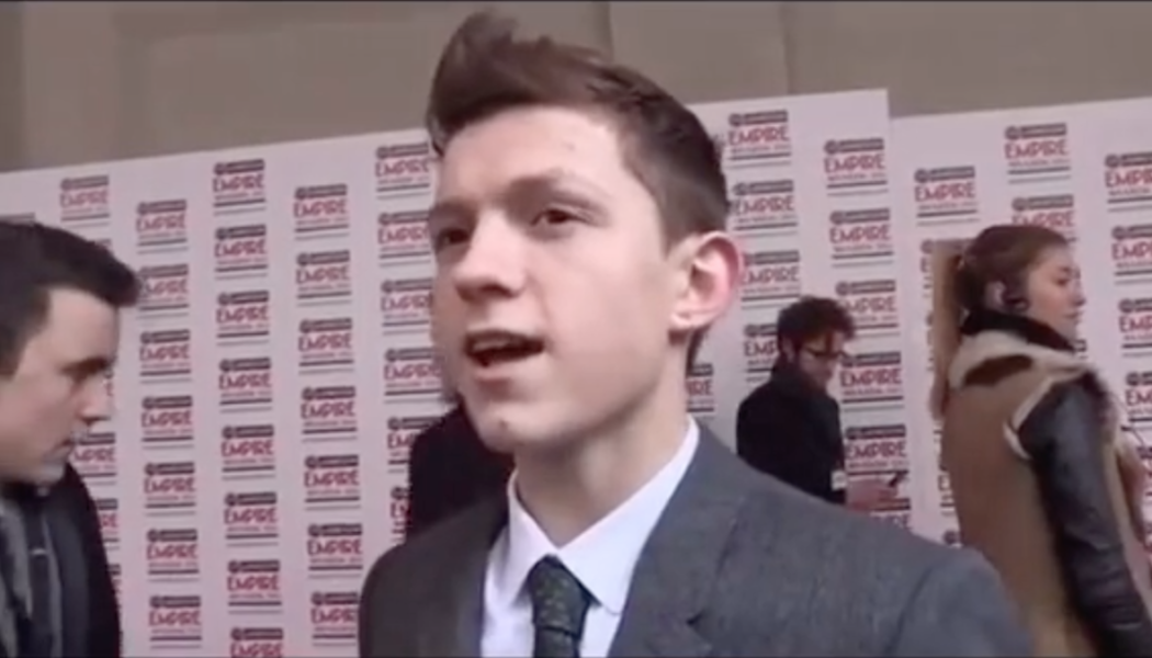 Video of a Young Tom Holland Dreaming About Being Spider-Man Goes Viral: Watch