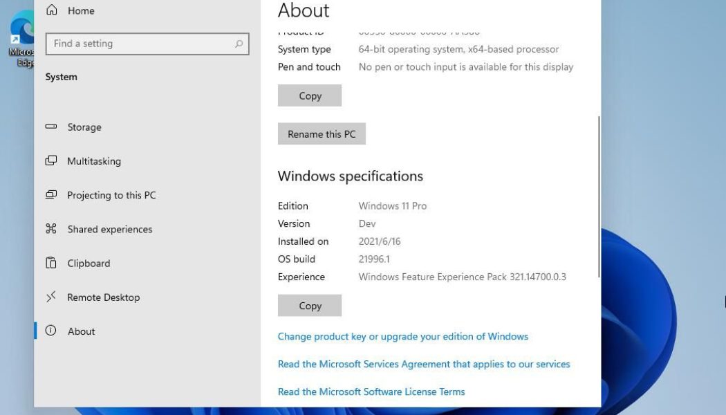 Windows 11 screenshots leak, show new Start menu and more