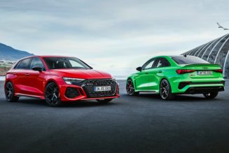 Audi Unveils the 400 HP RS3 Sportback and Sedan