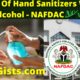 Beware Of Hand Sanitizers With Wood Alcohol – NAFDAC Warns
