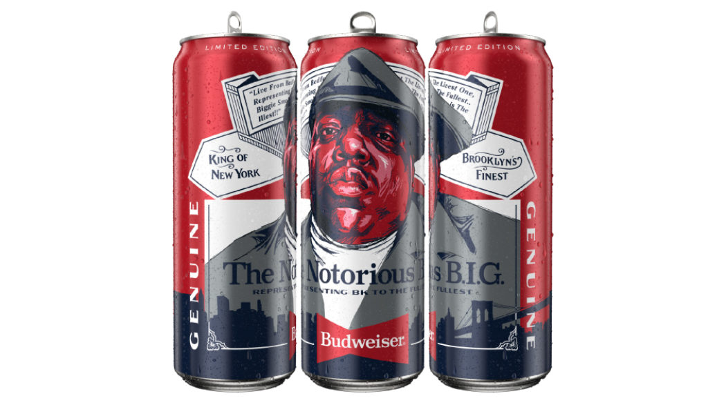 Budweiser Launches The Notorious B.I.G. Tall Boy Cans & Merch [Photos]