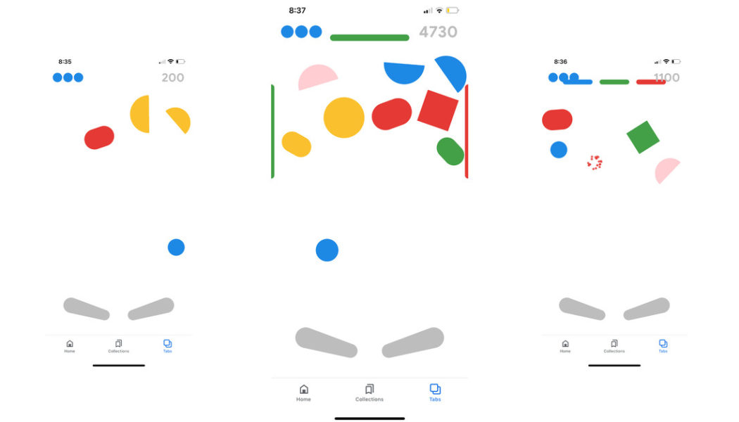 Google’s iOS app has a secret pinball Easter egg now