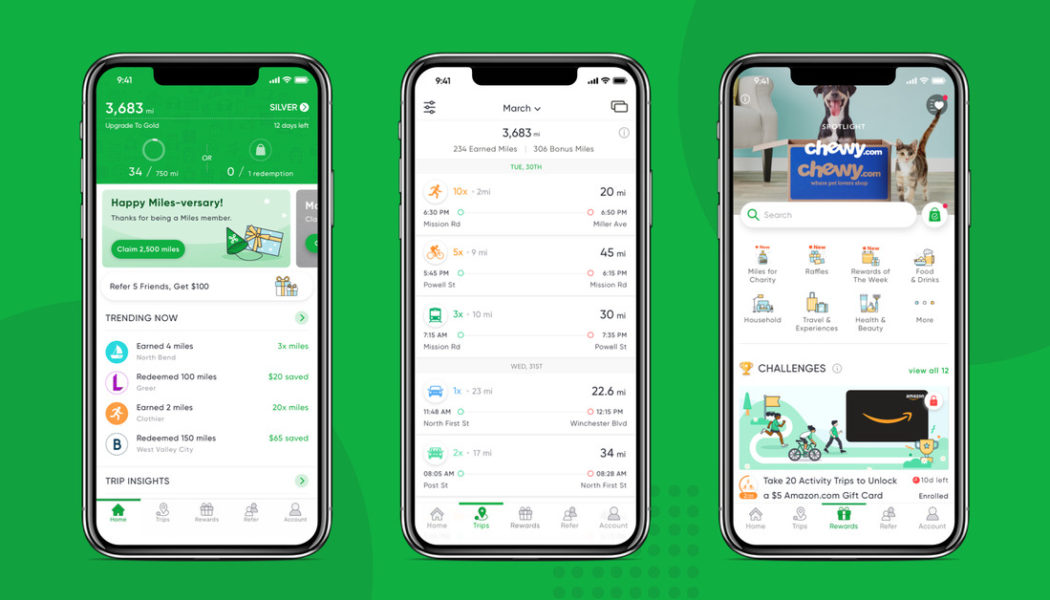 Green travel rewards app Miles raises $12.5 million