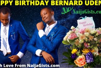 Happy Birthday Udensi Bernard