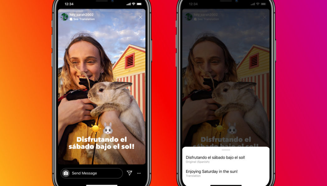 Instagram can now automatically translate text in stories