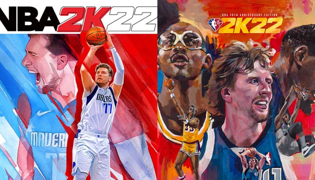 Luka Dončić, Kareem Abdul-Jabbar, Dirk Nowitzki, Kevin Durant and Candace Parker Are the NBA2K22 Cover Athletes