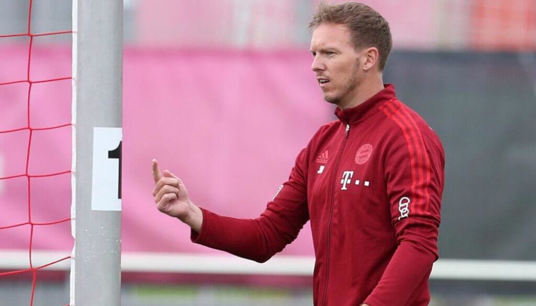 Nagelsmann experiments with back three in Bayern Munich training