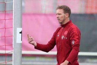 Nagelsmann experiments with back three in Bayern Munich training