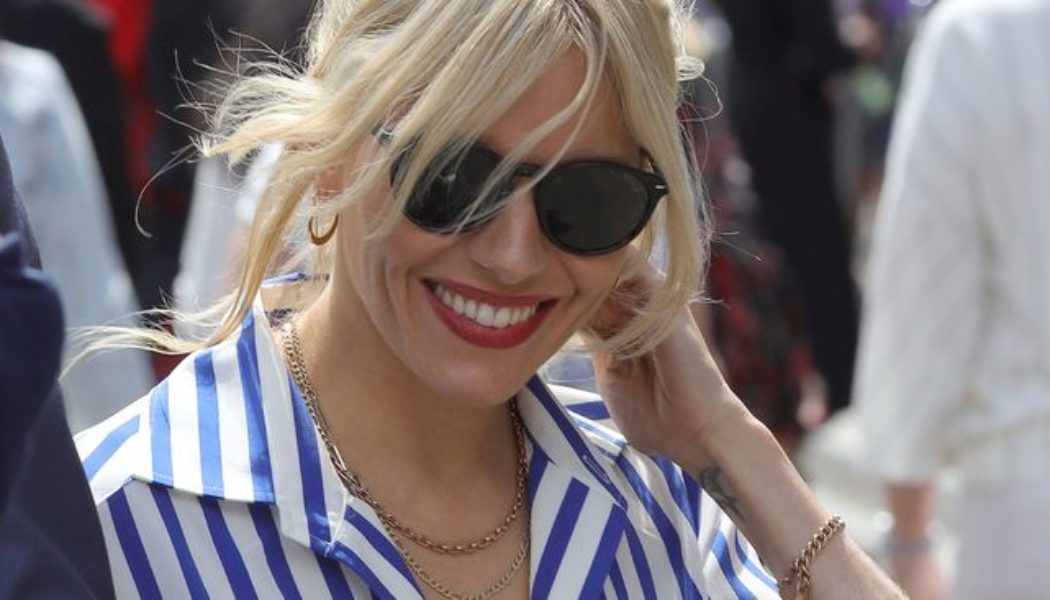 Sienna Just Arrived at Wimbledon Wearing the Most Perfect Summer Outfit