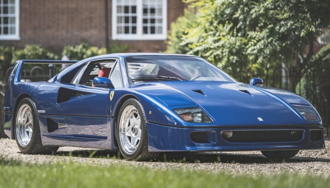 This One-Off 1989 Ferrari F40 Is a Beauty in Blue