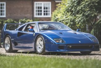 This One-Off 1989 Ferrari F40 Is a Beauty in Blue