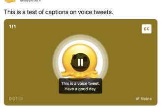 Twitter adds captions to voice tweets more than a year after they first launched