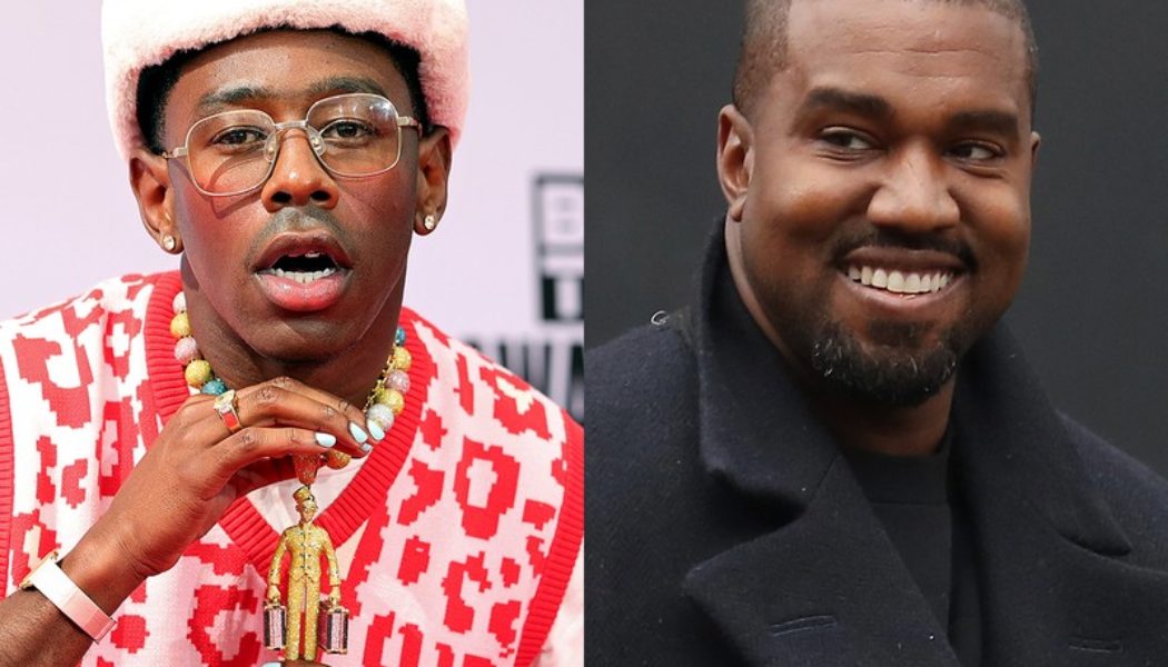 Video of Tyler, the Creator and Kanye West in Studio Surfaces