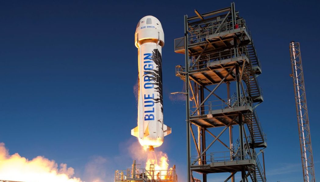 Watch Jeff Bezos get launched into space