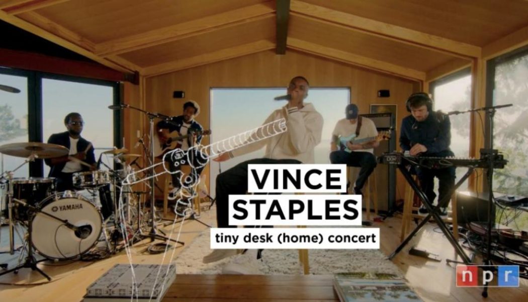 Watch Vince Staples’ Tiny Desk (Home) Concert Set Online