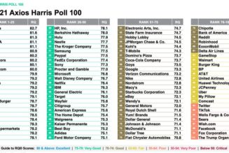 Americans Ranked the 100 Most Visible Companies