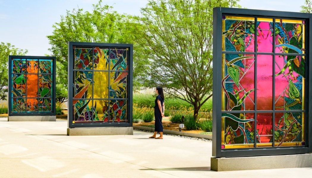 Amir H. Fallah Created Stained Glass “Portals” for the LA County Department of Mental Health