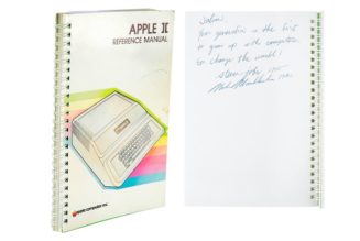 An Apple II Manual Signed by Steve Jobs Auctions for Nearly $800,000 USD