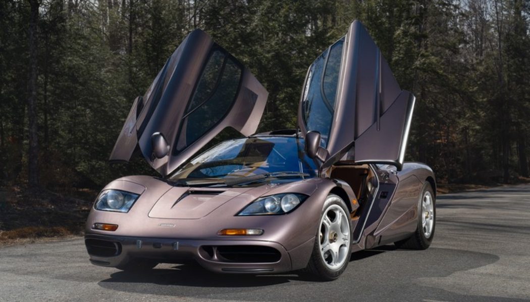 An Ultra-Rare 1995 McLaren F1 Road Car Sold at Auction for a Record $20.5 Million USD