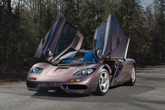 An Ultra-Rare 1995 McLaren F1 Road Car Sold at Auction for a Record $20.5 Million USD