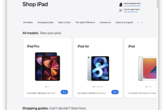 Apple launches big redesign of its online store