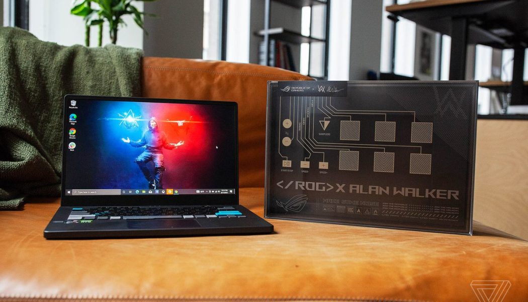 Asus’ special edition Zephyrus G14 comes with its own DJ deck