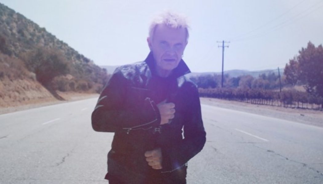 BILLY IDOL Returns With First New Release In Seven Years, ‘The Roadside’ EP