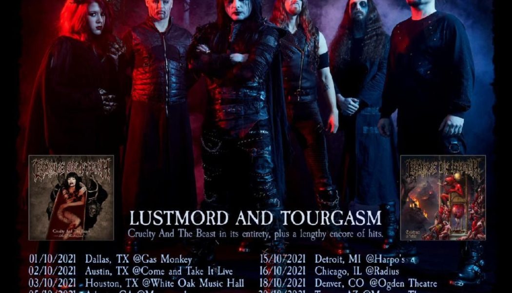 Cradle of Filth Announce 2021 North American Tour