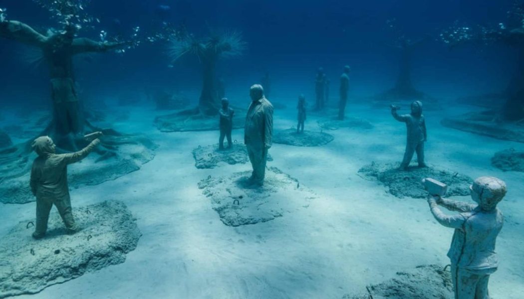 Dive Into the New Underwater Sculpture Forest by Artist Jason DeCaires Taylor