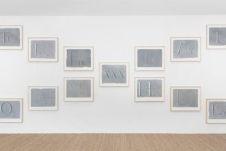 Ed Ruscha Pays Homage to the Letter X in “Dedicated Stone”