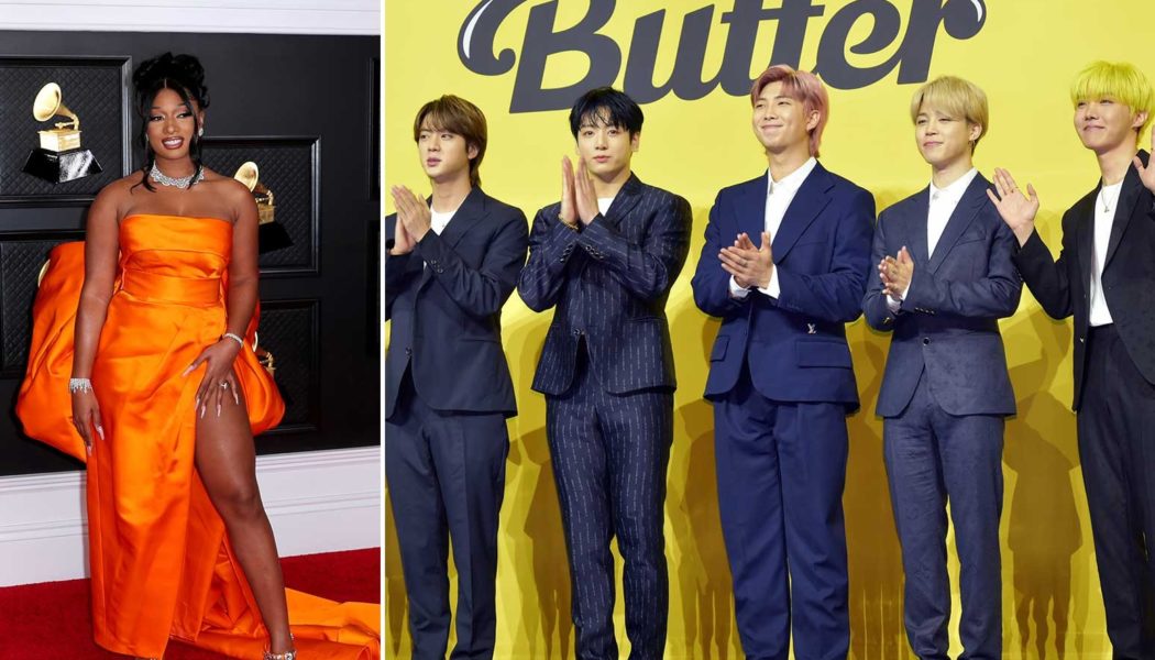 Fans Choose BTS & Megan Thee Stallion’s ‘Butter’ Remix as This Week’s Favorite New Music