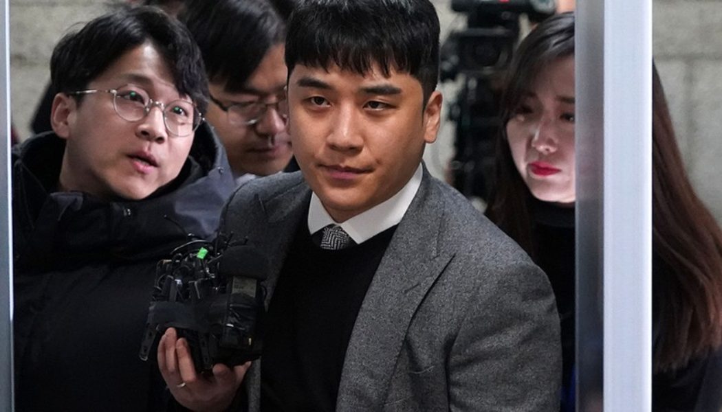 Former BigBang Member Seungri Sentenced to Three Years in Prison on Sex Scandal Charges