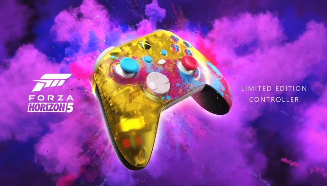 Forza is getting a colorful, translucent controller for Xbox Series X