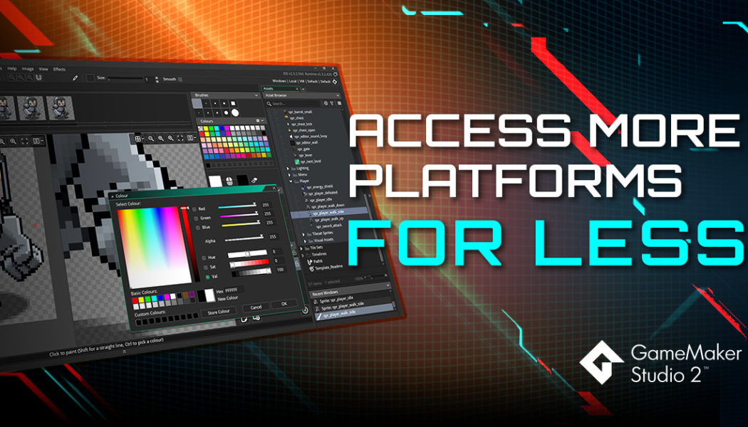 GameMaker Studio 2 will now let you publish on desktop, mobile, and the web for $9.99 per month