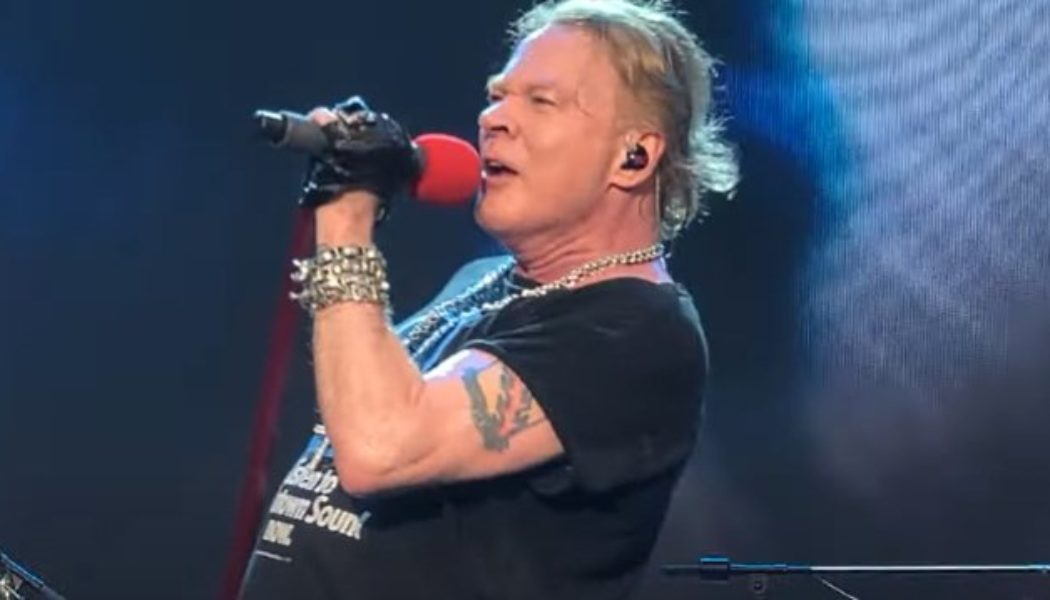 GUNS N’ ROSES Becomes First Rock Band To Play Concert At Las Vegas’s Allegiant Stadium (Video)